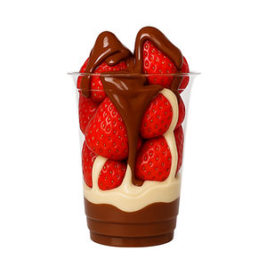 Strawberry Double Chocolat Cup