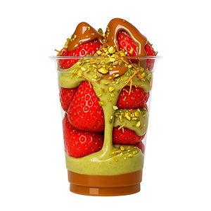 Strawberry Dubaï Chocolate Cup