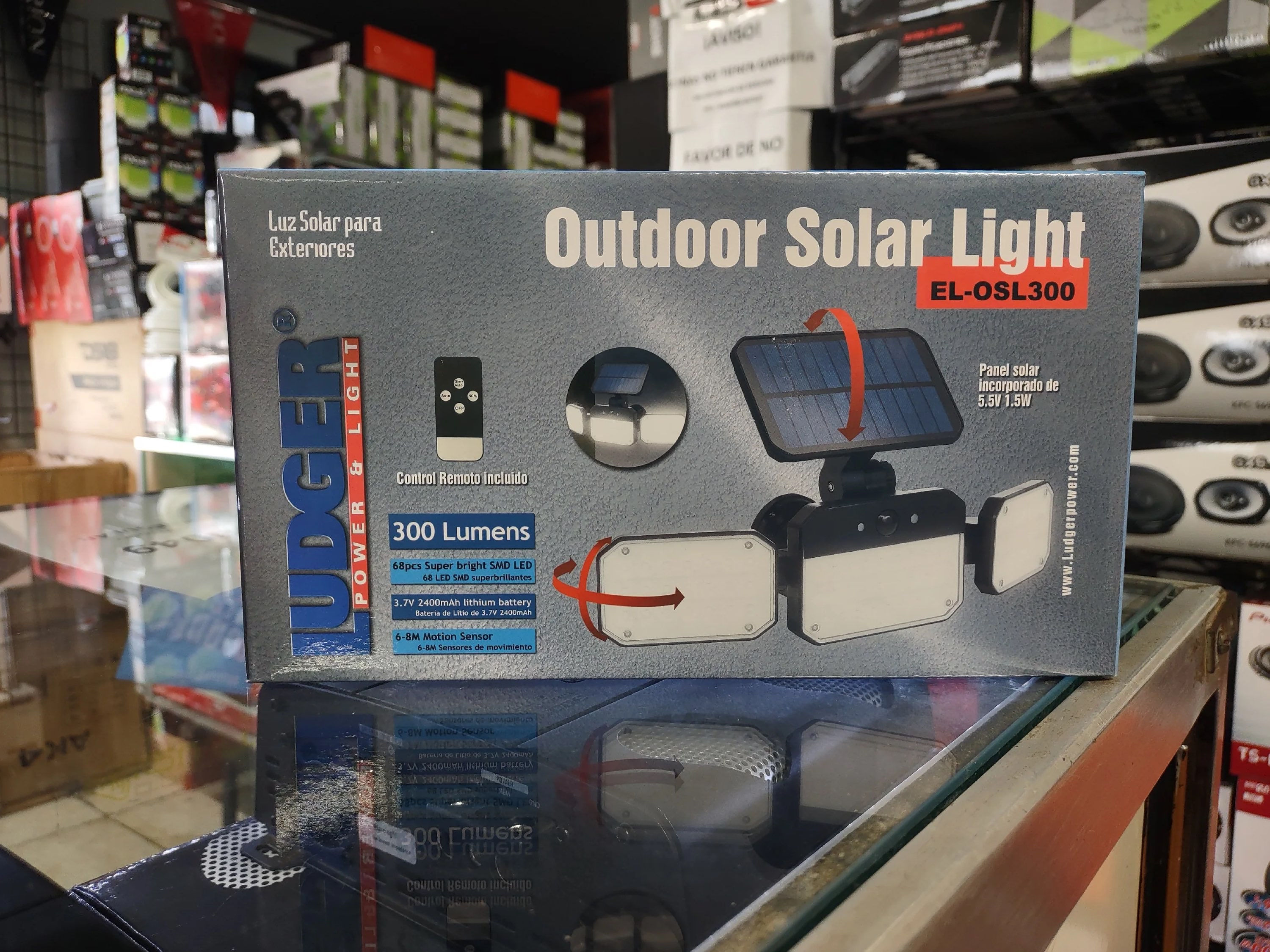 Foco solar ludger 300   Lumens 
