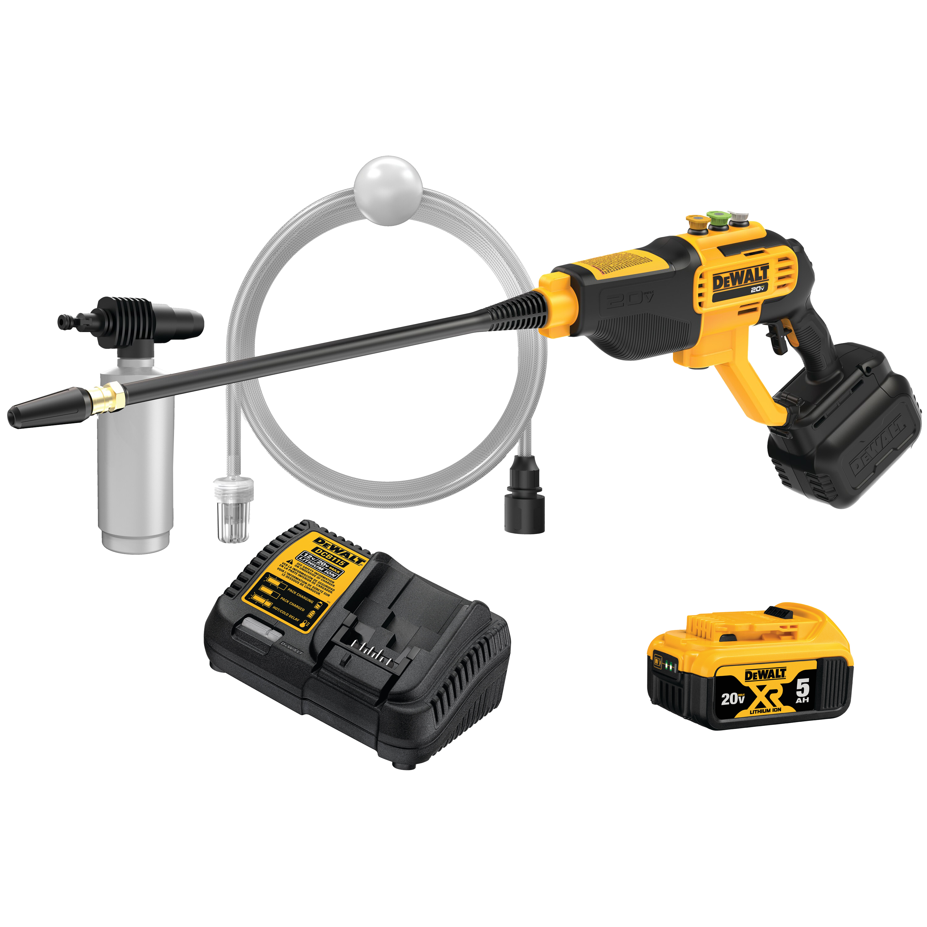 Máquina de presión de batería dewalt 