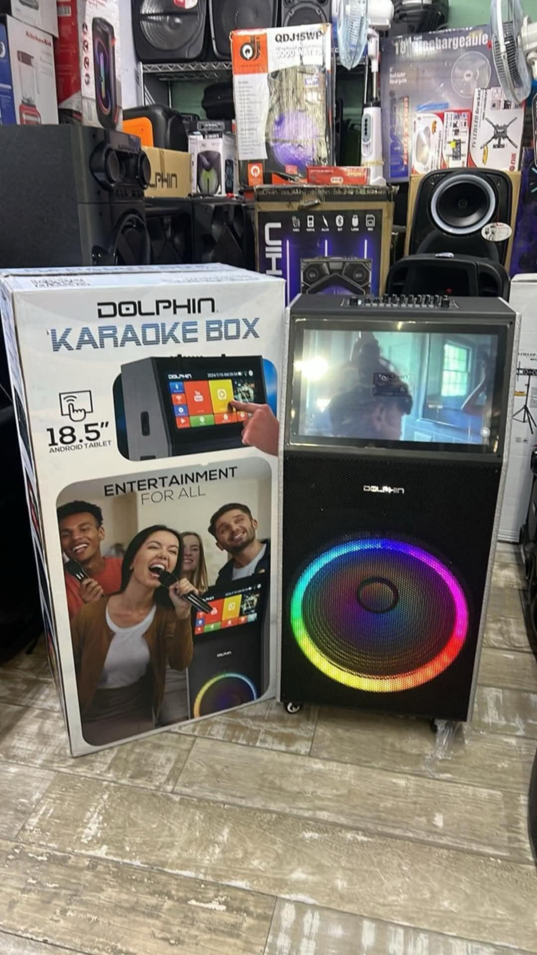 Dolphin karaoke box 18.5” pantalla