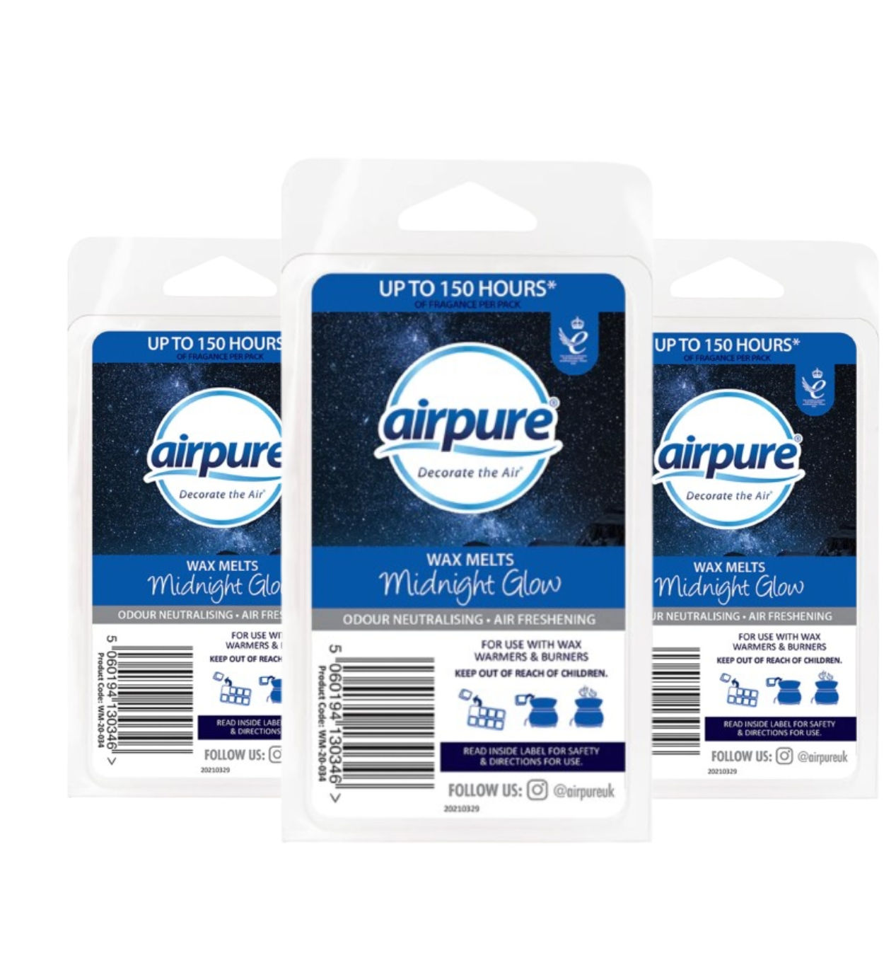AIRPURE WAX MELTS 3PACK [Midnight Glow]