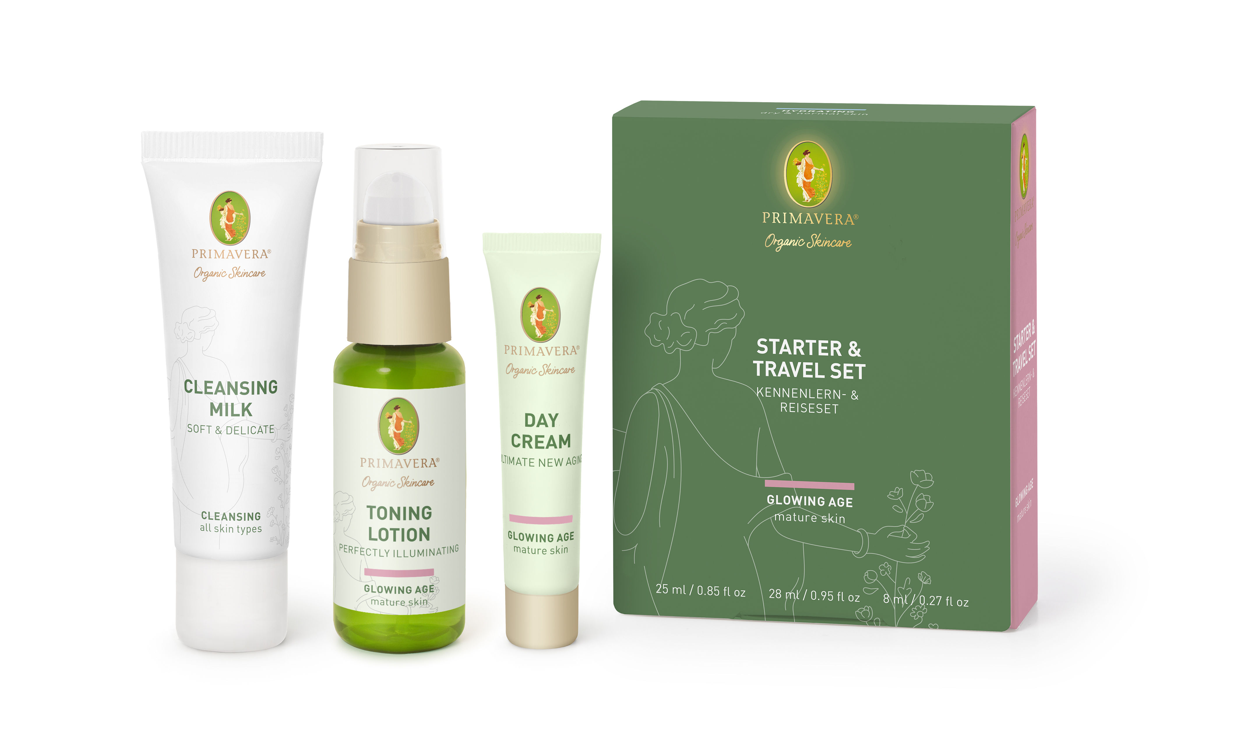 Starter & Travel Set Glowing Age