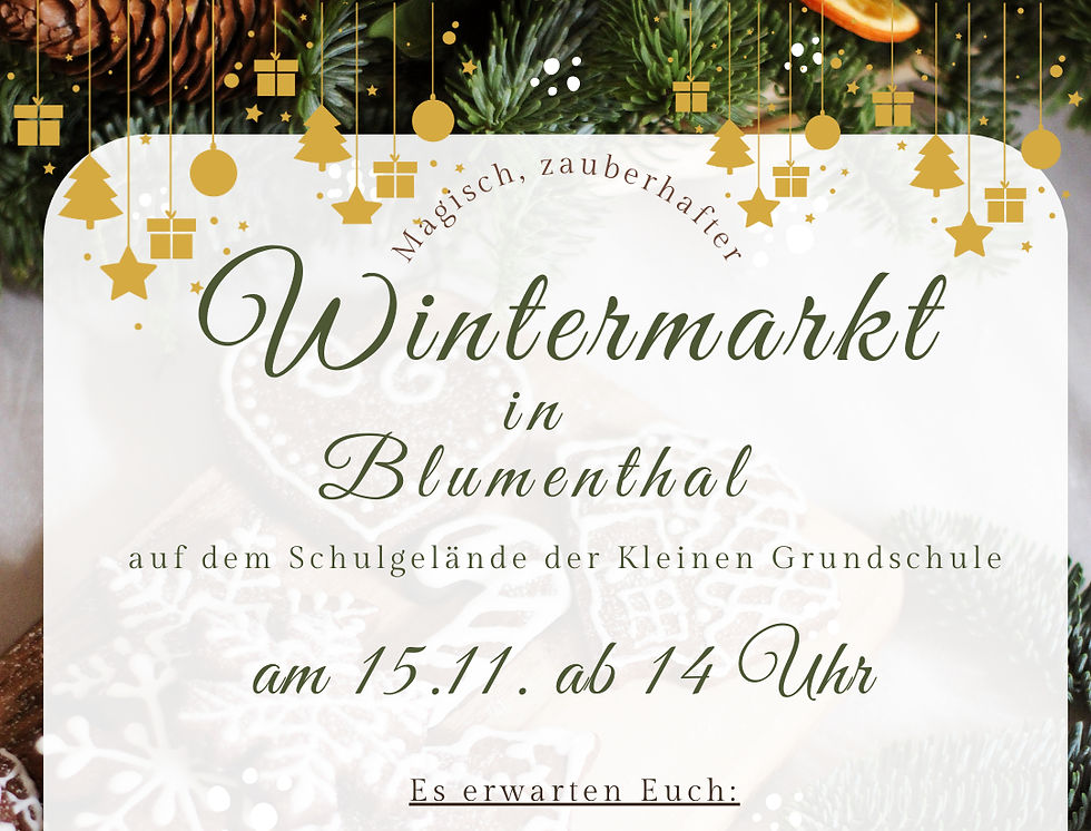 Wintermarkt in Blumenthal