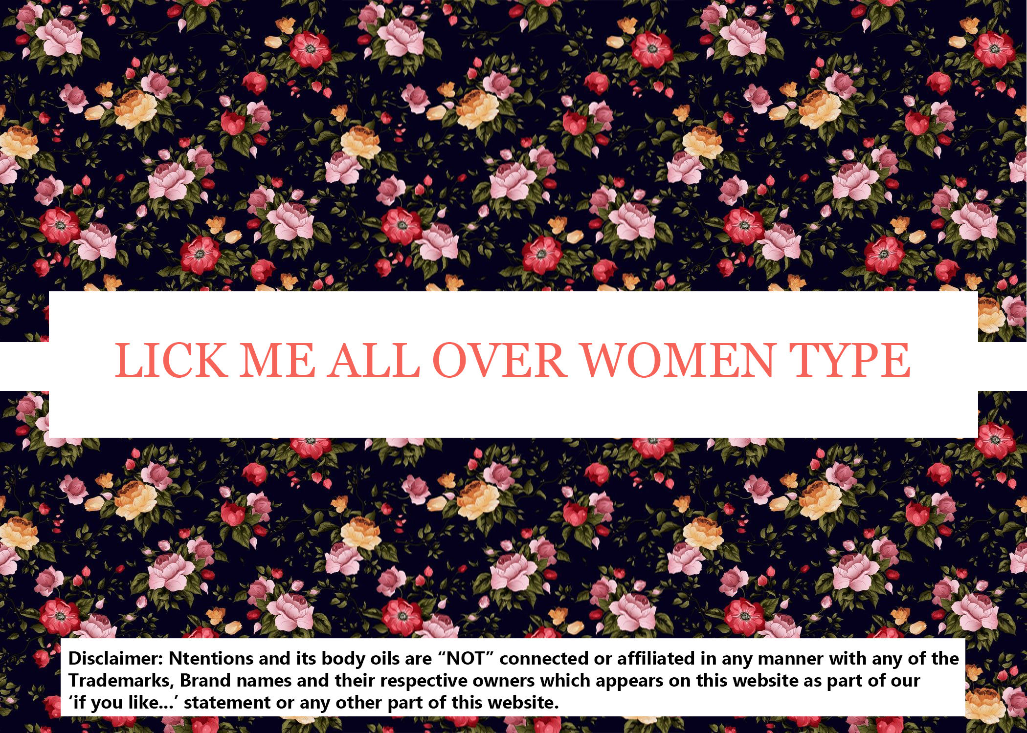 Lick Me All Over Women Type