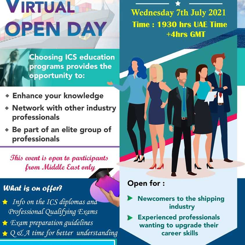 ICS-ME Virtual Open Day July 2021