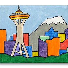 Seattle Skyline - 8x10