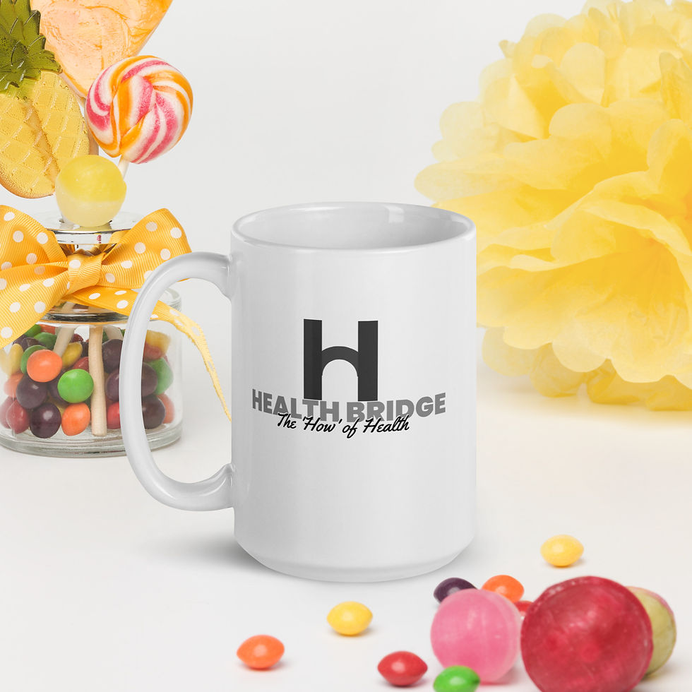 Thumbnail: Health Bridge White glossy mug