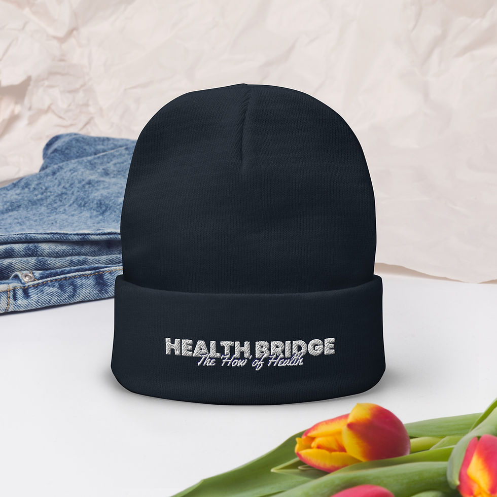 Thumbnail: Health Bridge Embroidered Beanie