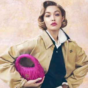 GIGI HADID x MIU MIU: Pintando la naturaleza