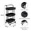 Miniatura: Carrito Organizador Xiird Multiusos 3 Niveles Cocina Blanco Y Negro