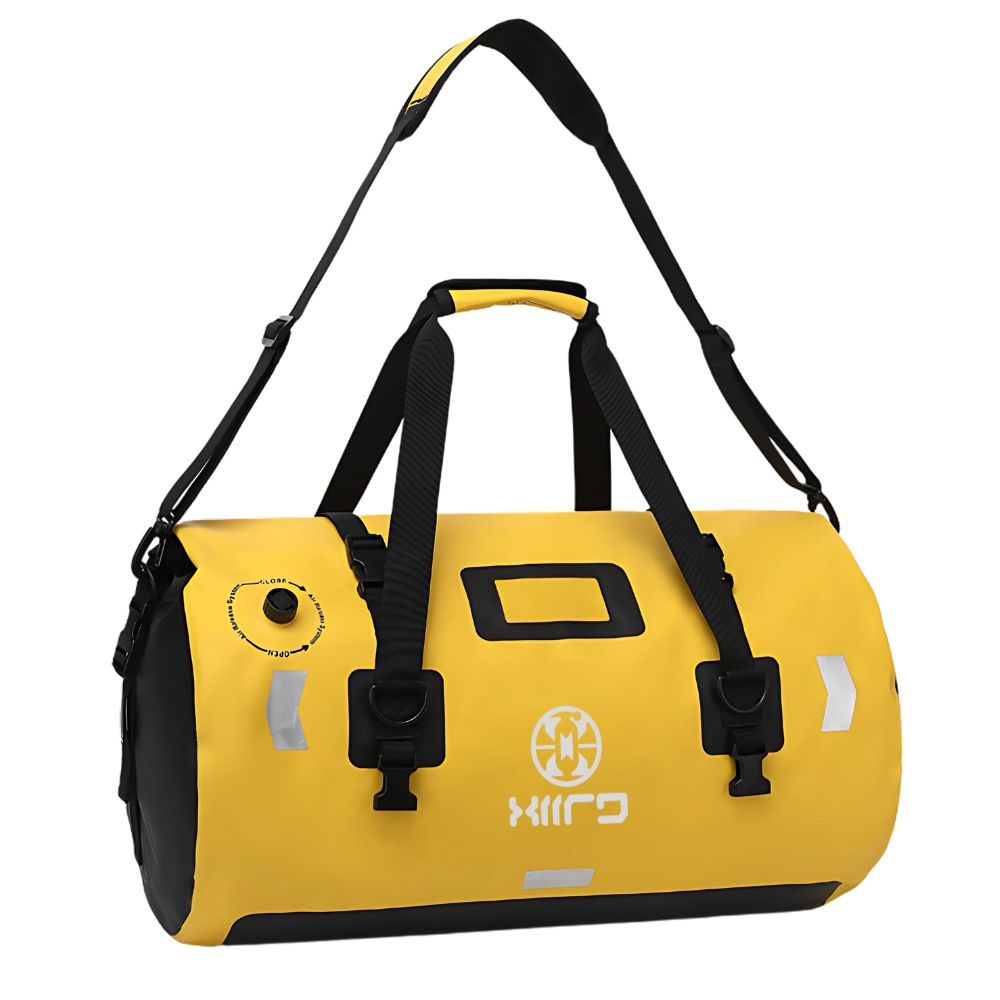 Bolsa Seca Impermeable Para Motociclista Mochila Trasera Lona