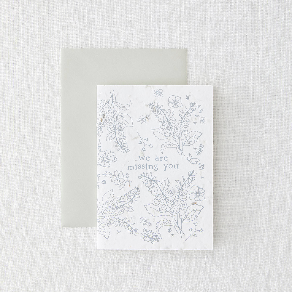 We Miss You // Seeded Card