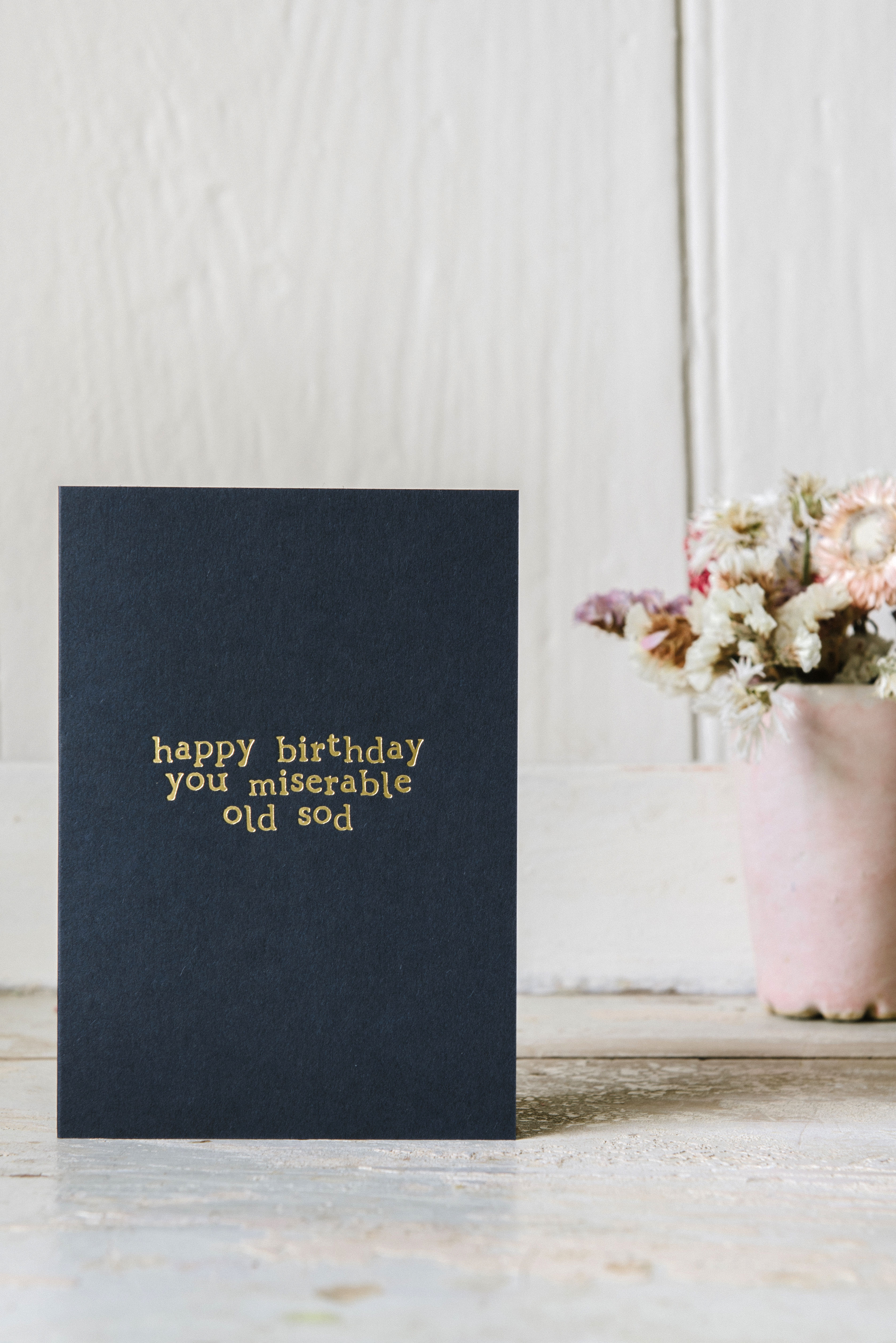 Miserable Old Sod // Foiled Card