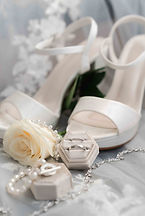 Flat lat bridal details photo at Saguaro Buttes in Tucson, AZ.
