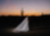 Sunset photo with the bride and groom at White Stallion Ranch in Tucson, AZ.