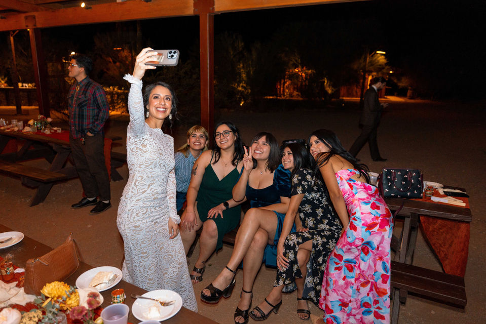 A tearful and joyful moment during a Tucson wedding.