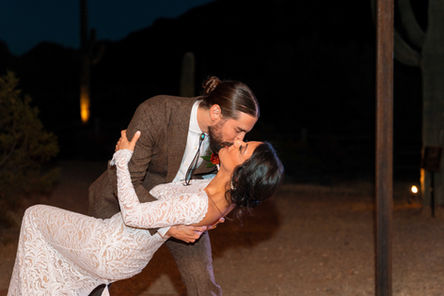 Celebrating love under the wide-open Arizona sky at White Stallion Ranch.