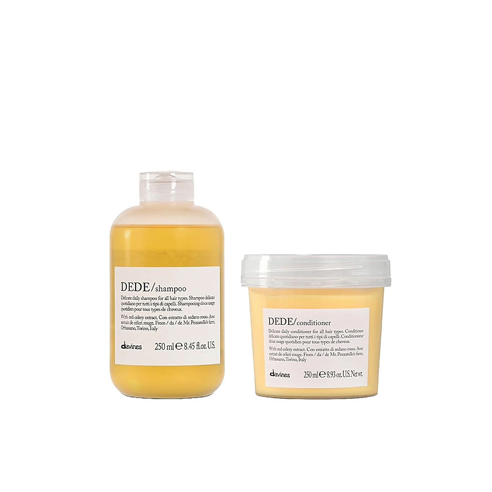 Davines DEDE Shampoo, Delicate Daily Cleansing for All Hair Types, Balance and A