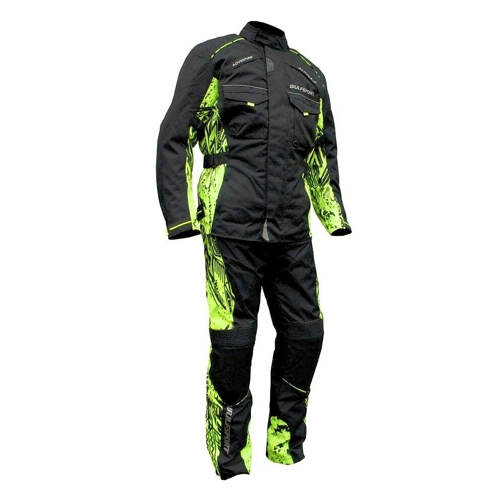 Thumbnail: Wulfsport  Hi-Viz Alpina-X Jacket ( Black & Yellow)