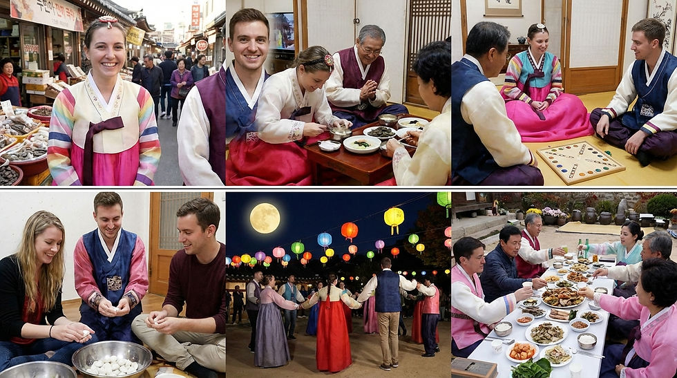 한국의 공휴일 및 주요 명절(설날, 추석) 문화 이해