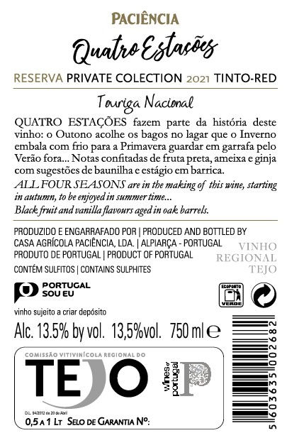 Miniatura: Conjunto PACIÊNCIA QUATRO ESTAÇÕES