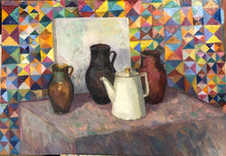 Белый  чайник