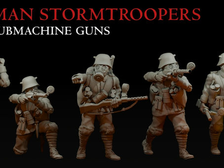 Imperial German Stormtroopers arrive to press the Spring Offensive