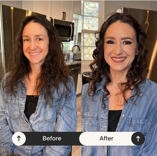 Boudoir studio Charleston, SC - Client before and after