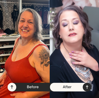 Boudoir studio Charleston, SC - Client before and after