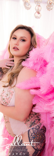 white glam boudoir set, angel wings, Summerville, SC