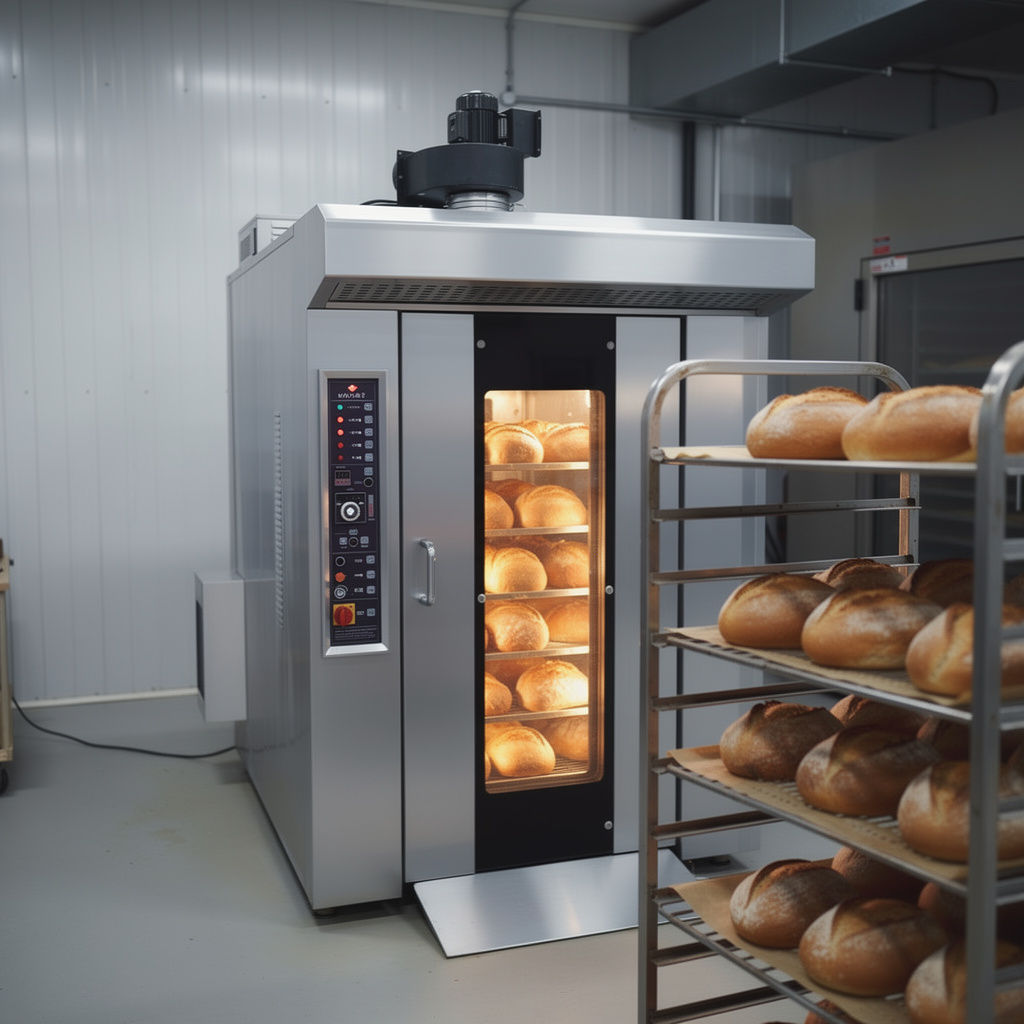 Wooden Rotary Rack Oven 18 Tray