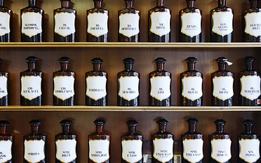 Bouteilles homéopathiques