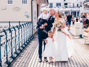 Louise & Chris' party on the pier