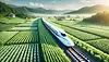DALL·E 2024-10-28 11.15.12 - A high-resolution image of a modern Japanese Shinkansen bulle