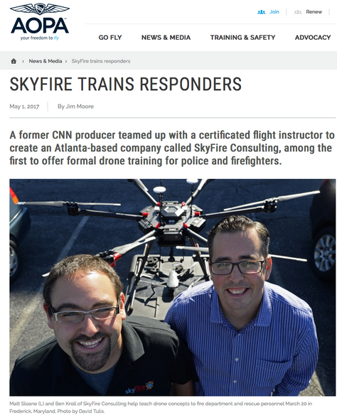 Skyfire Consulting Recognized by World's Largest Aviation Association AOPA