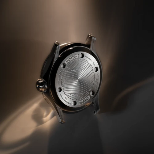 Nemo with Teal mother of pearl guilloche dial | Horizon Watches