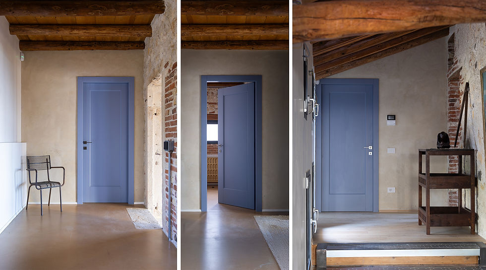 Porte in legno bugnate