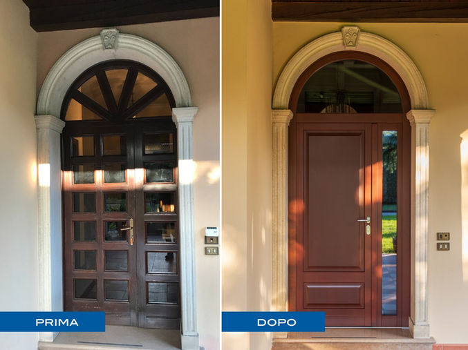 Nuovo Portoncino d'ingresso - Sostituzione di infissi a Padova e Vicenza