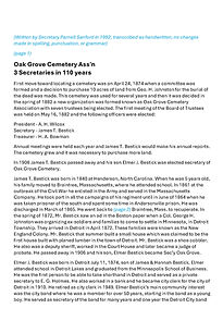 Oak Grove History by Secretary Parnell Sanford_1992_Transcribed_Page 1.jpg