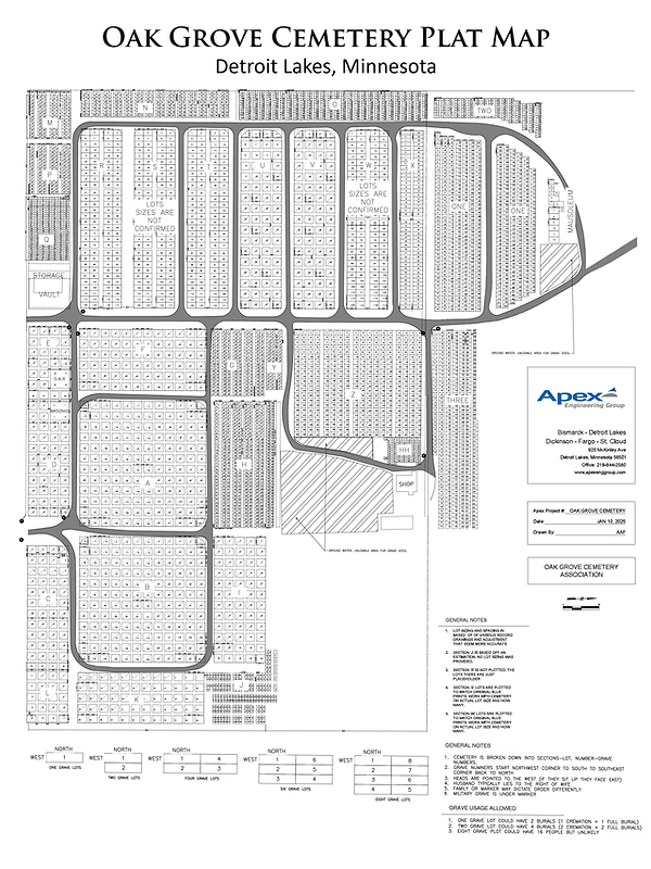 Oak Grove Cemetery Plat Map.png