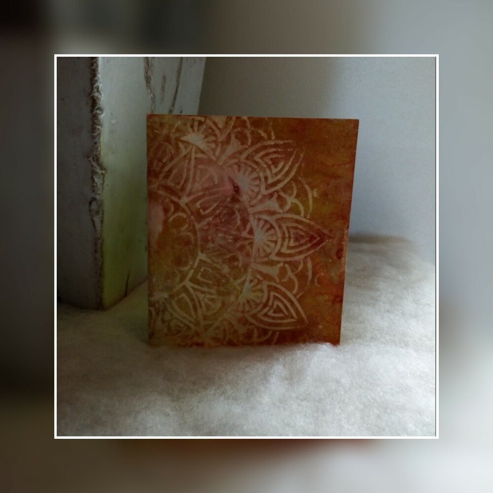 CARNET MANDALA ORANGE CHAKRA