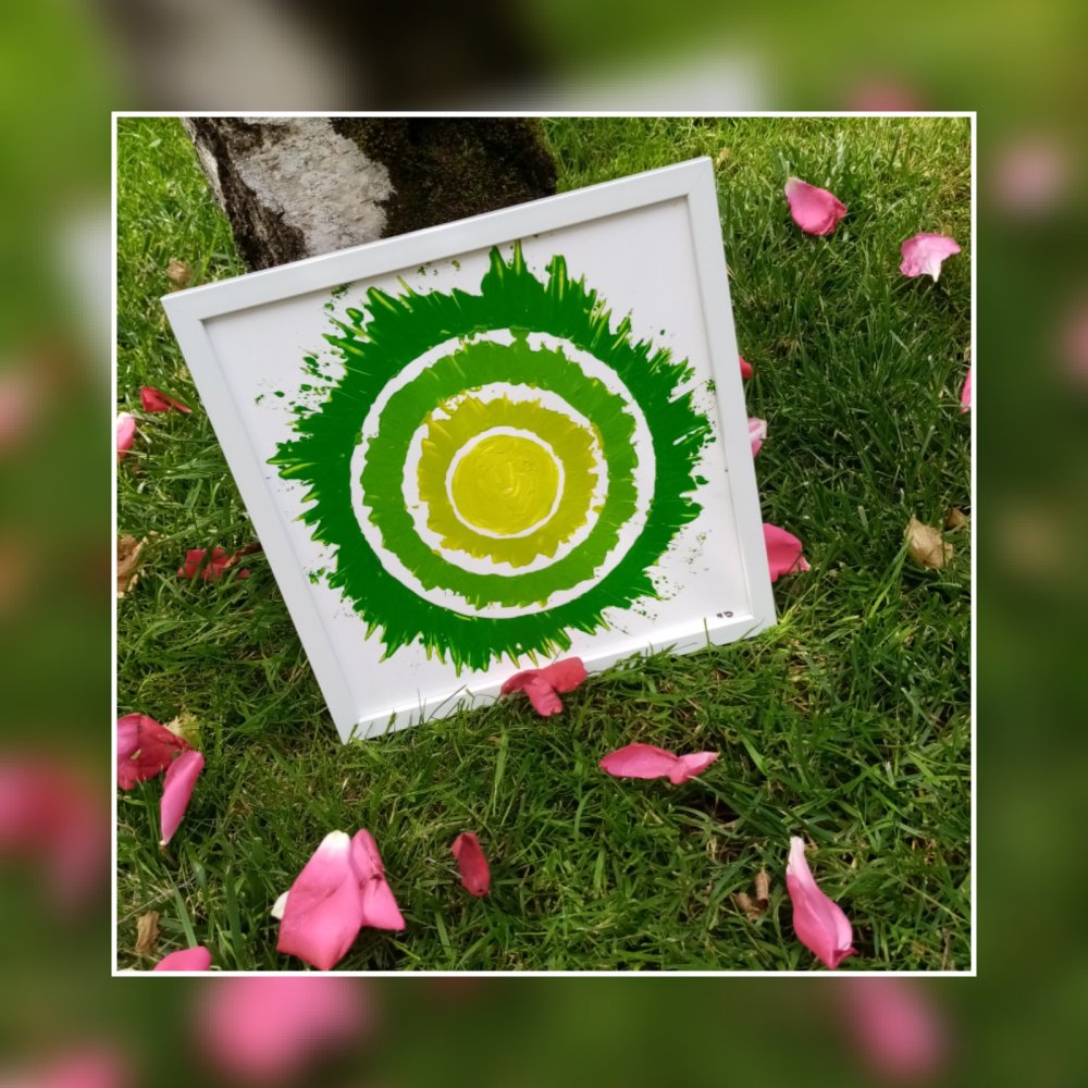 mandala vibratoire vert