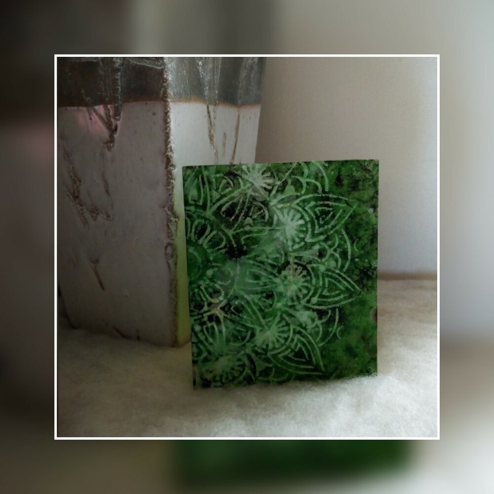 CARNET MANDALA VERT CHAKRA