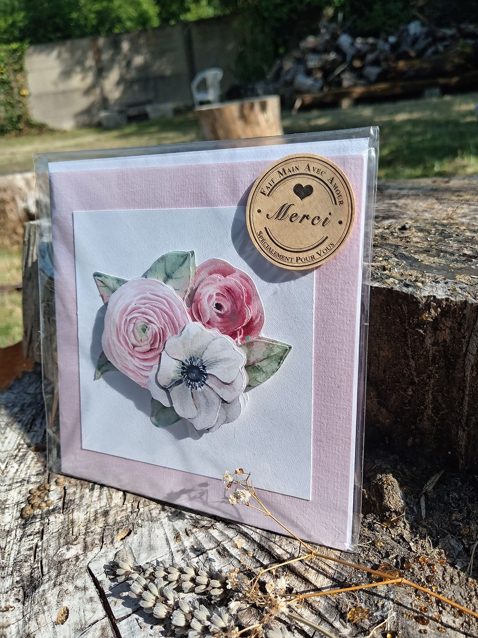 Miniature : Carte Postale trio de fleurs