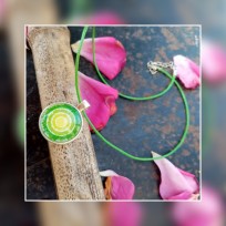 bijoux mandala vert