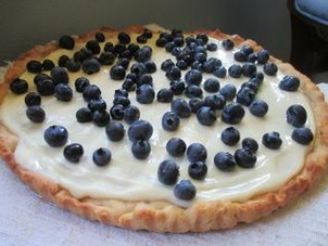“Healthified” Blueberry-Lemon Tart