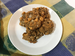 Peanut Butter Oatmeal Cookies (no butter/no flour)
