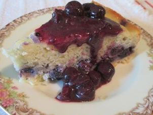 Ricotta Blueberry Cake