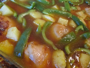 Pineapple Pepper Chicken (Baked Sweet and Sour Chicken)